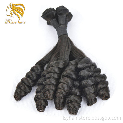 Wholesale Super Double Drawn FUNMI Hair Extensions,Cheap Super Fumi Curl 100% Human Hair Weft Weave Double Drawn Weave In Niger